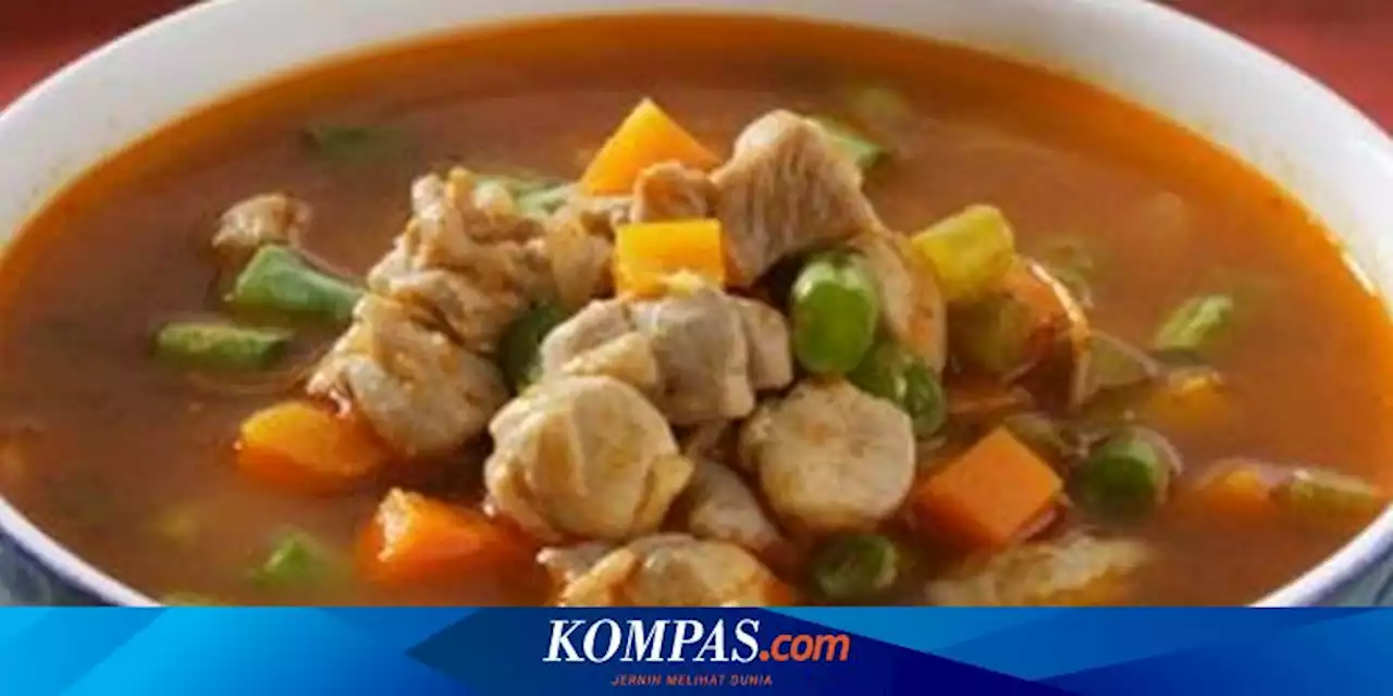 Resep Sup Ayam Merah Tomat, Bisa Pakai Telur Puyuh