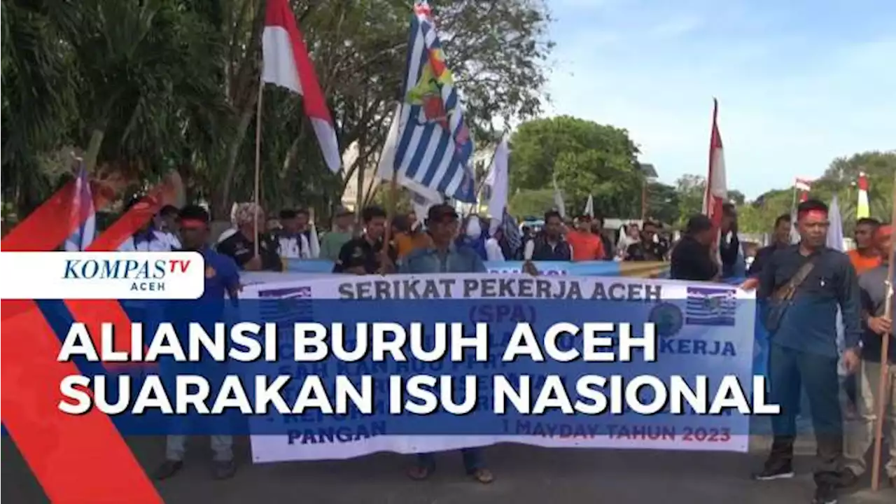 Aliansi Buruh Aceh Suarakan Sejumlah Isu Nasional