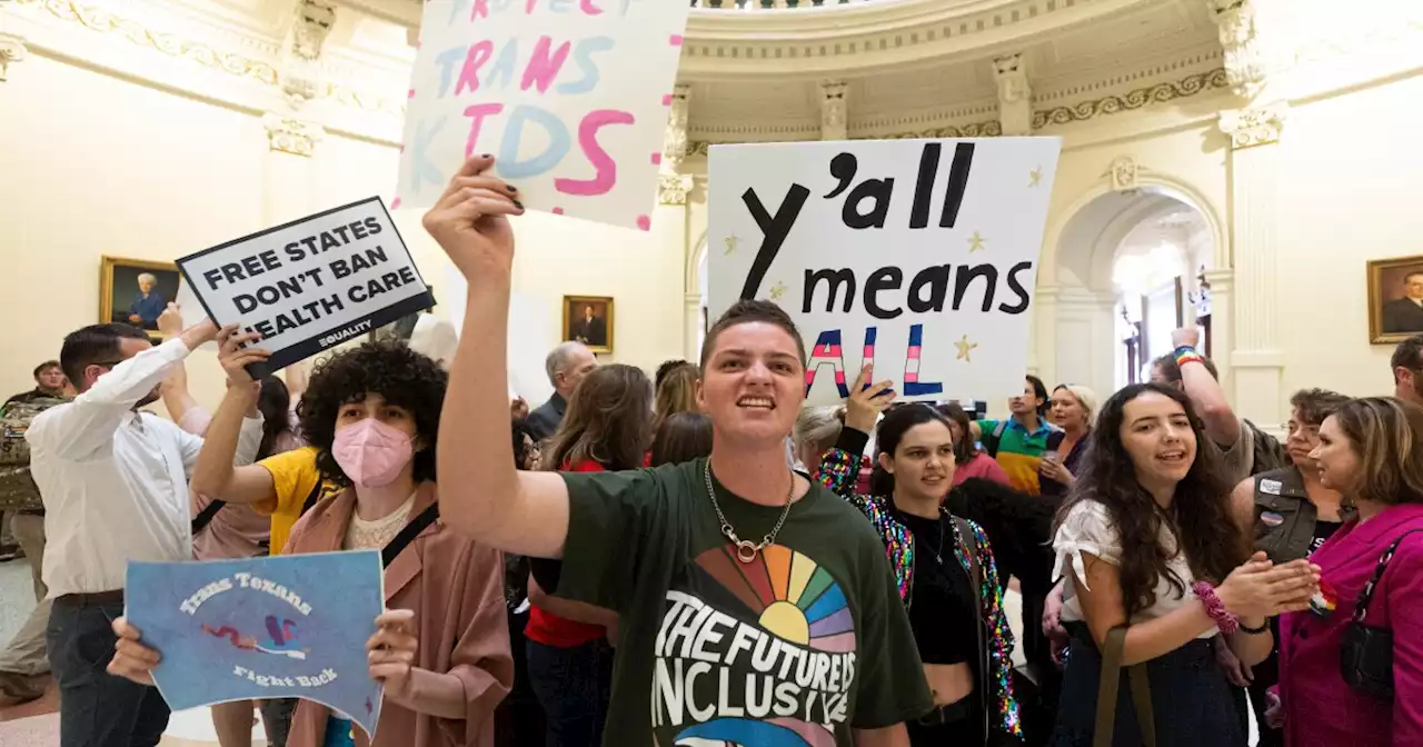 LGBTQ-rights activists flood Texas Capitol ahead of vote to ban gender-affirming care for minors