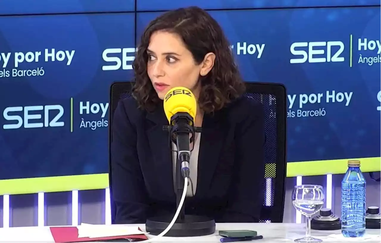 Ayuso desvela en la SER el detalle del que se ocupó 'personalmente' en el acto del Dos de Mayo