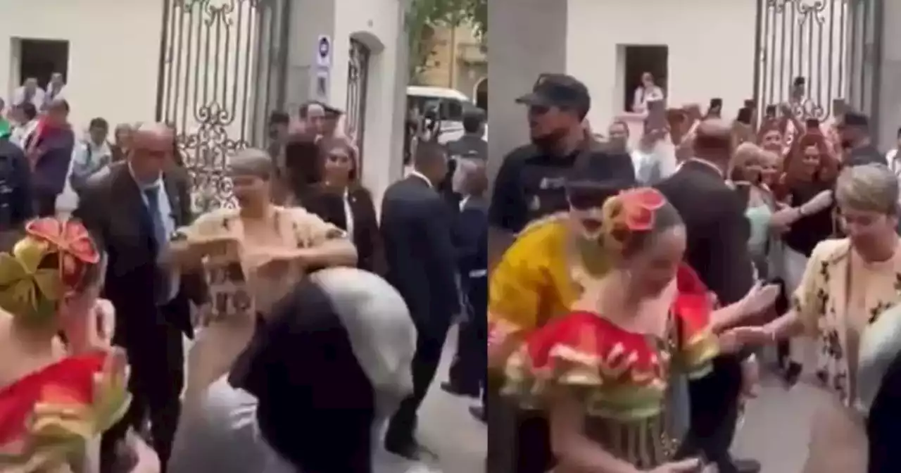 Verónica Alcocer aprovechó viaje a España para bailar al ritmo del mapalé