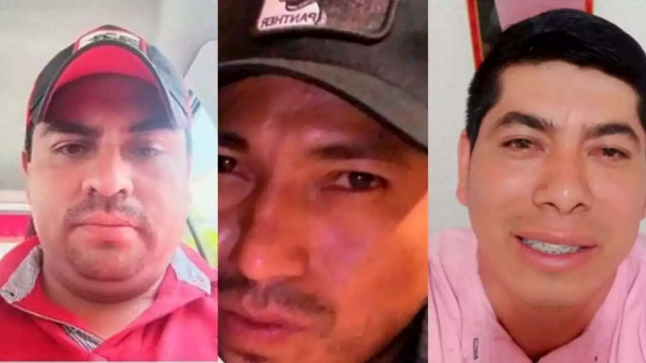 Buscan a Omar, Roberto y José, desaparecidos en Tuzamapan, Veracruz