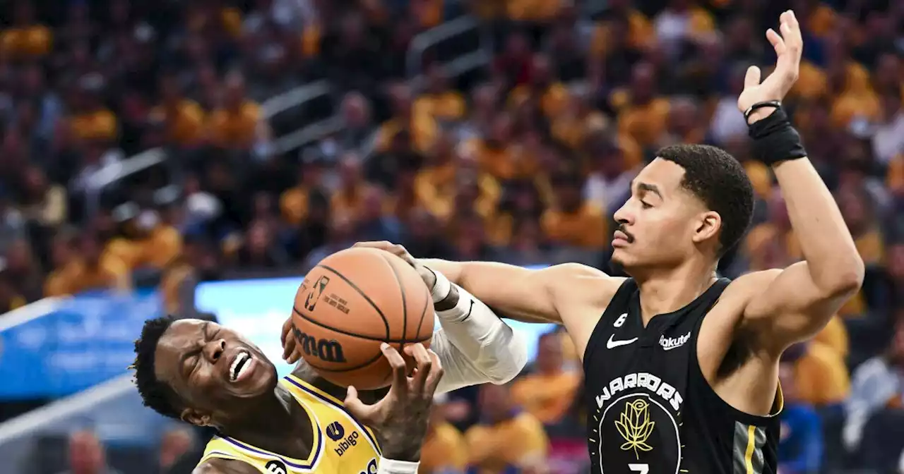 Photos | Lakers golden in Game 1 playoff victory over Warriors