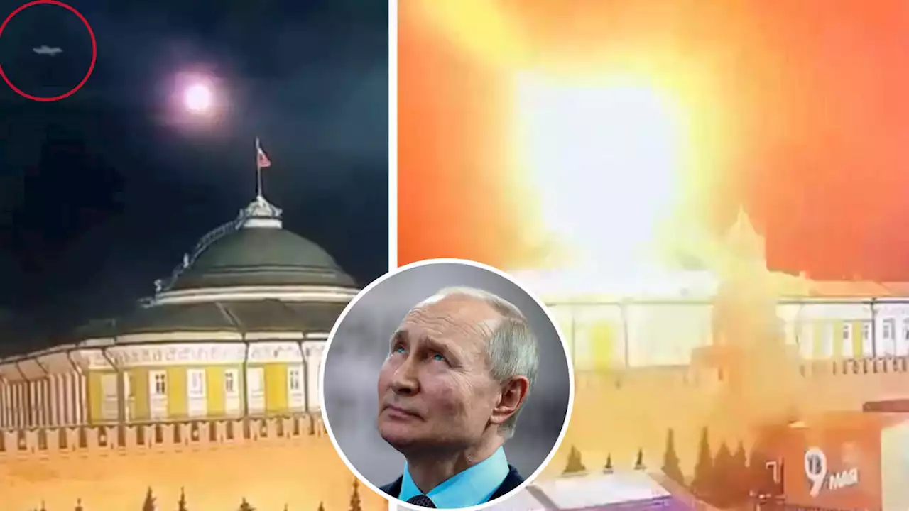 Putin targeted in Kremlin drone assassination attempt - but Ukraine denies fireball strike on Moscow