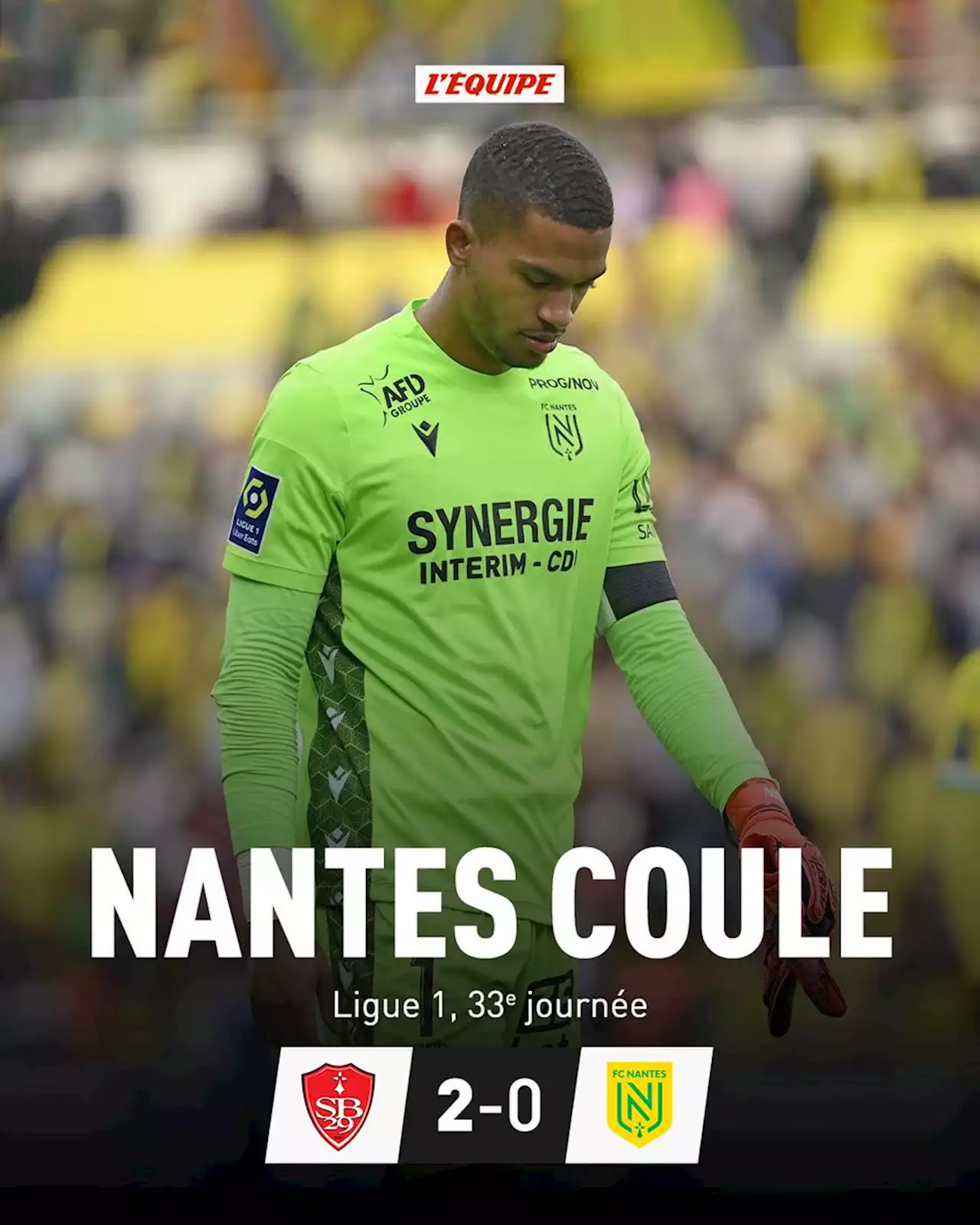 Brest 2-0 Nantes, Ligue 1 Uber Eats : résumé du match (03/05/2023)