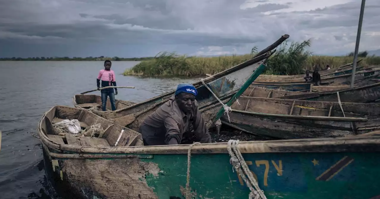 RDC: sur les rives du lac Edouard, moins de poissons et plus de rebelles