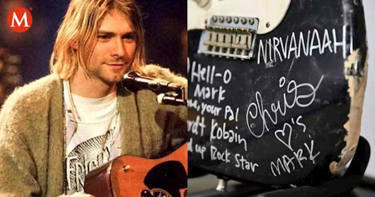 Guitarra destrozada de Kurt Cobain será subastada en Estados Unidos