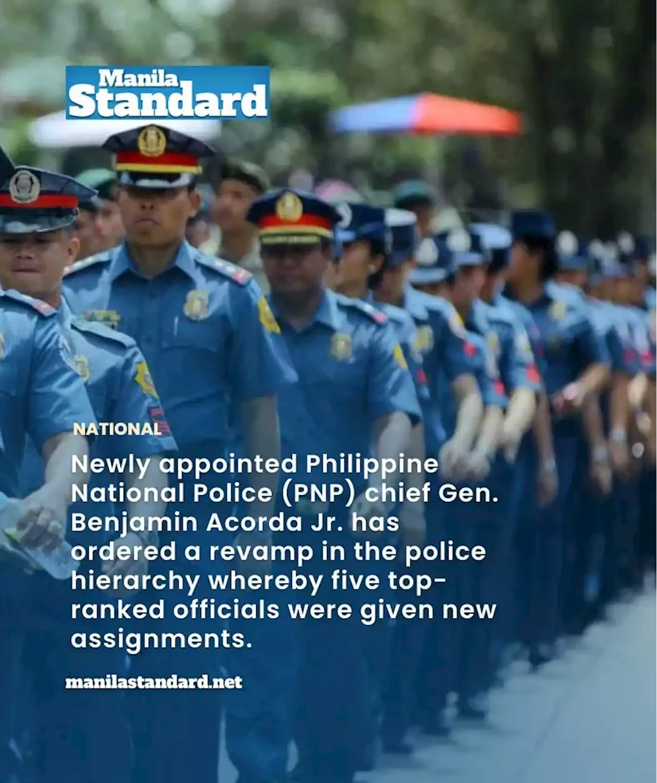 5 police generals get new posts in PNP reshuffle