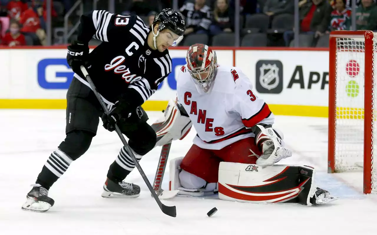 Devils hope to take advantage of Hurricanes goalies with speedy pace: ‘Take his eyes away’