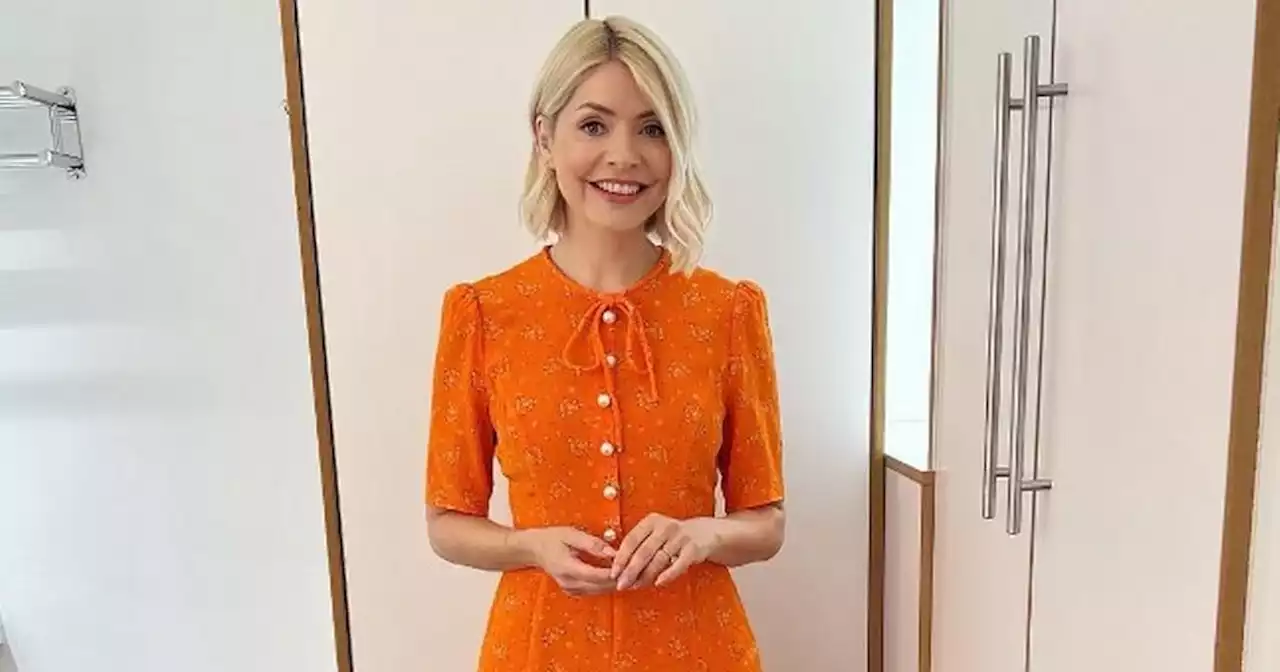 Fans go wild for Holly Willoughby’s ‘beautiful’ orange floral John Lewis dress