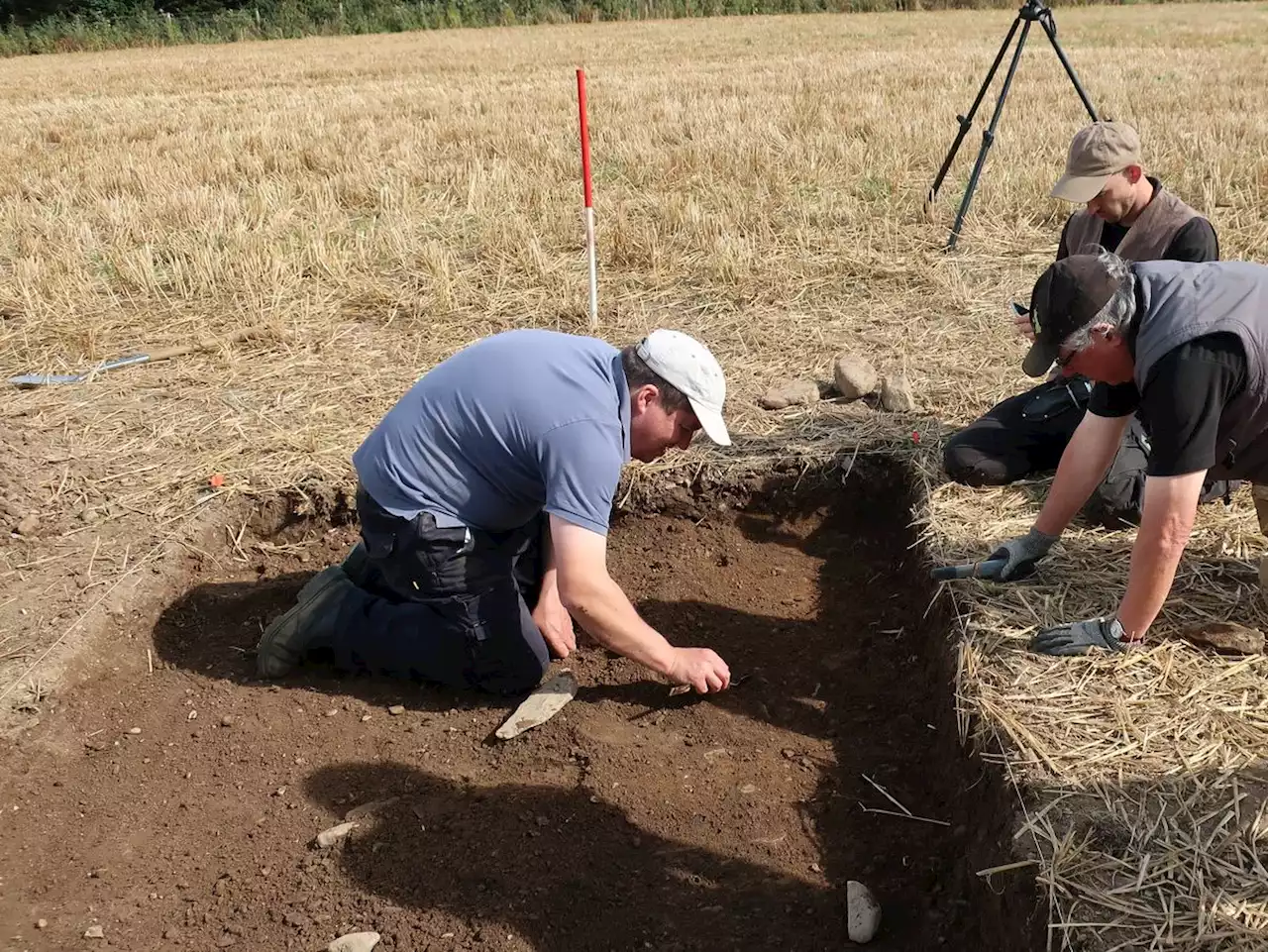 Little reminders of a savage, last-man-standing siege uncovered in isolated field