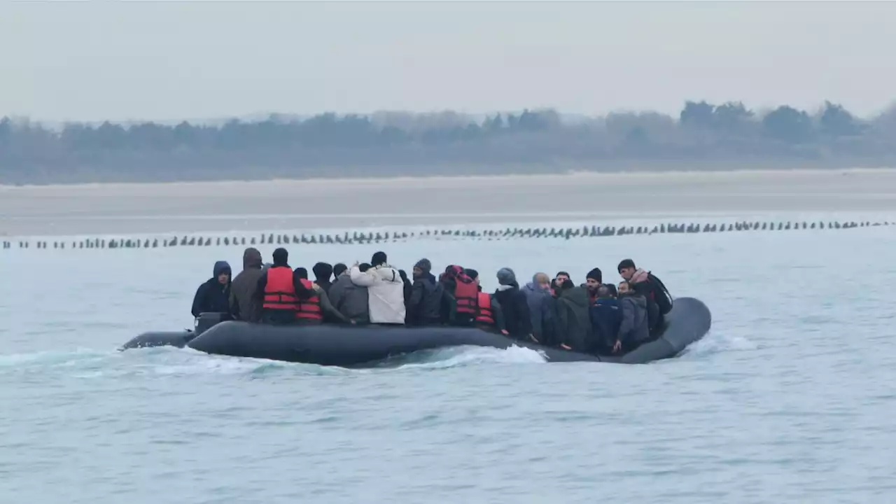 Human trafficking victims on small boats crossing Channel not breaking law, minister suggests