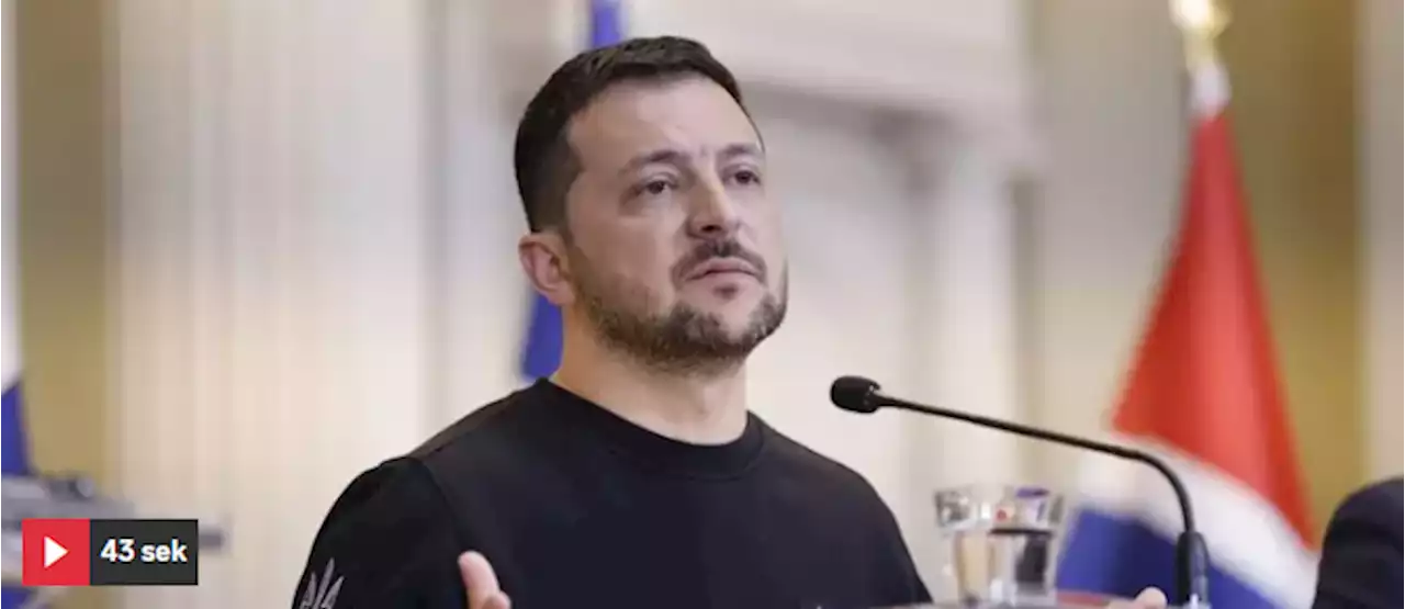 Ukrainas president Zelenskyj mötte Nordens ledare