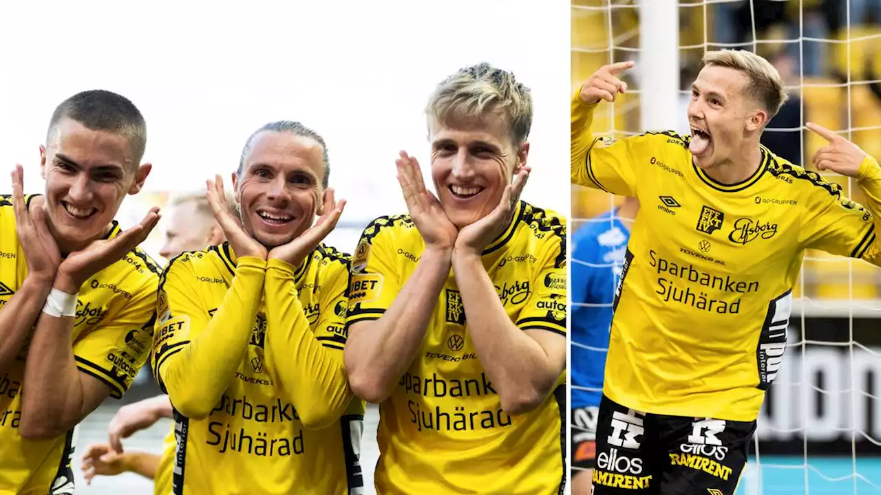 Fotboll: Elfsborg sköljde över Halmstad – gjorde fyra mål på åtta minuter