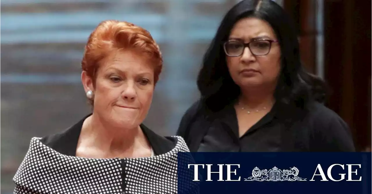 Hanson sued for ‘racist’ tweet telling Greens senator to ‘piss off back to Pakistan’