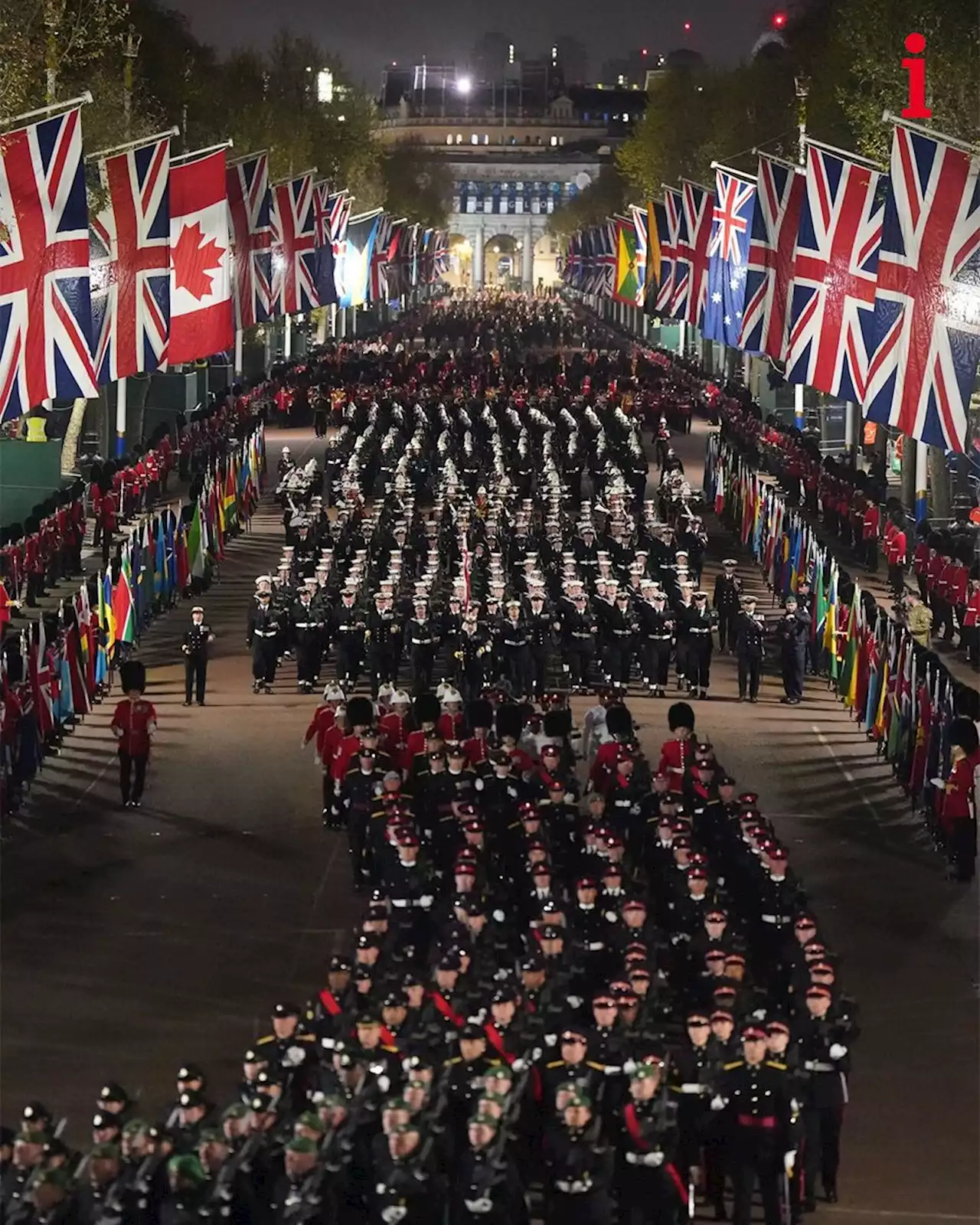 Military rehearsals give first glimpse of how coronation procession will look