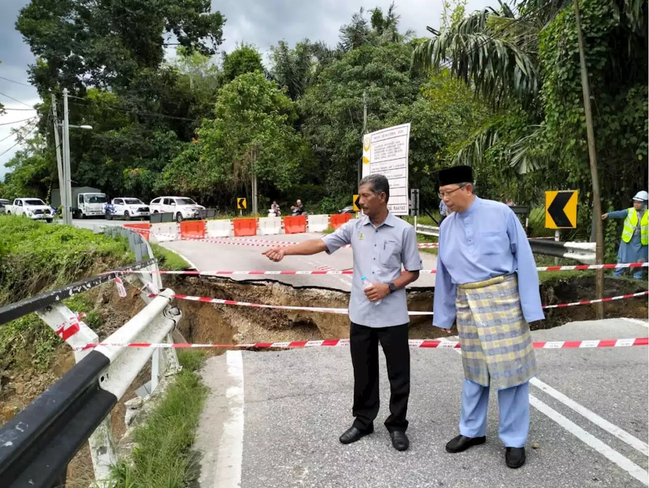 Jambatan baharu dibina di Kampung Enggor