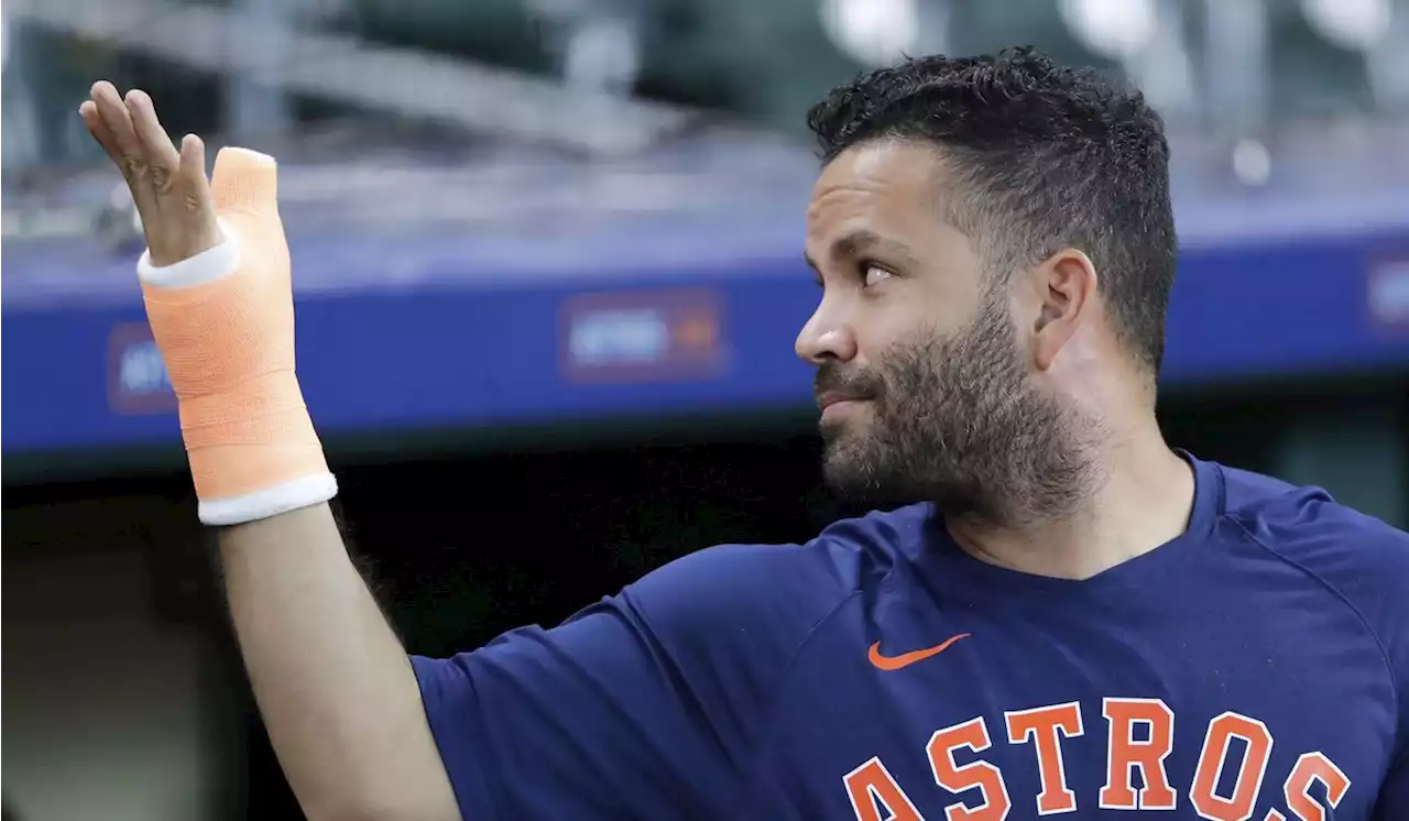 Altuve cleared for baseball activities, return not yet set