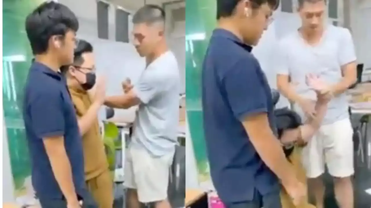 Male Malaysian university student caught attempting to take upskirt photo of classmate (Video)