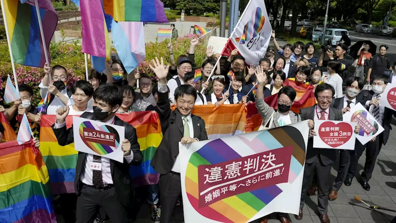 Pressure on Japan to change marriage laws after court rules same-sex ban is unconstitutional