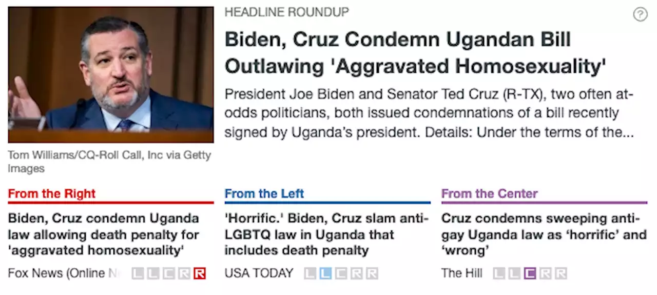 Biden, Cruz Condemn Ugandan Bill Outlawing 'Aggravated Homosexuality'