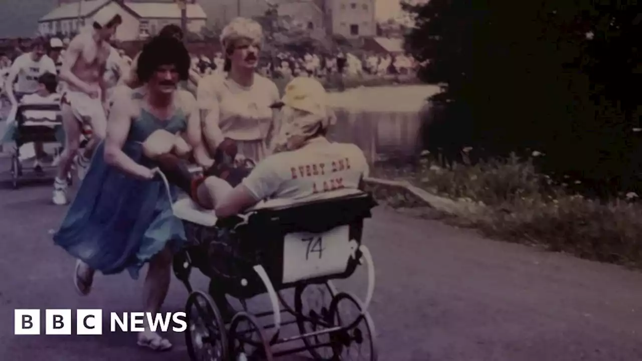 Briton Ferry pram parade celebrates 40th anniversary