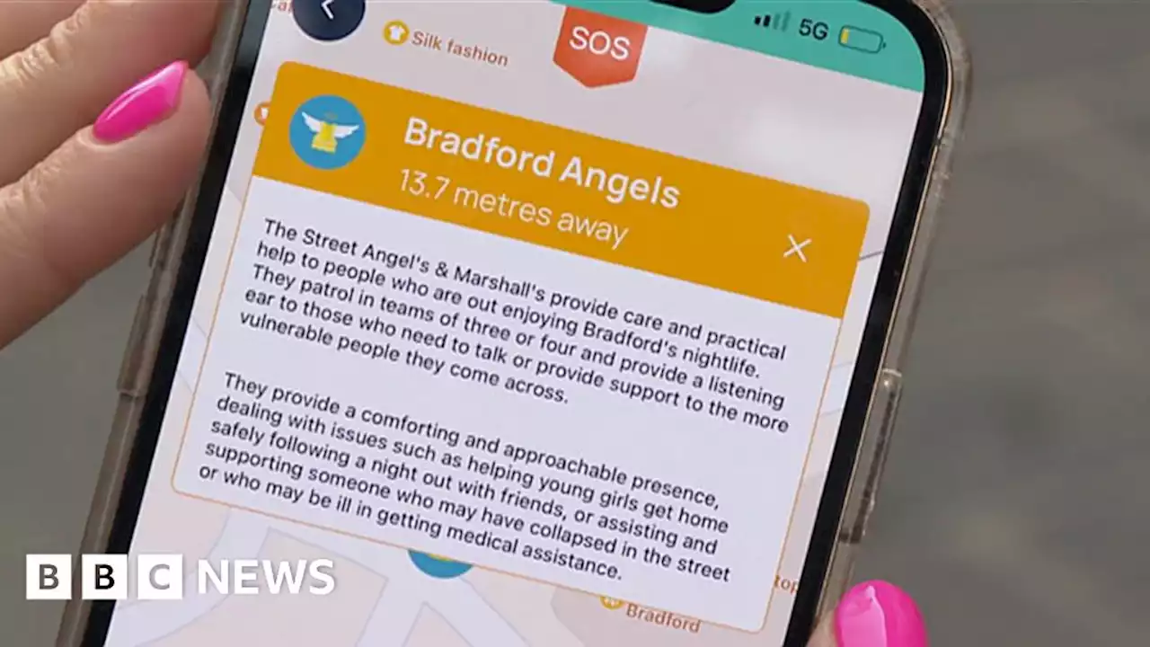 Phone app promotes safe night-time walking in Bradford