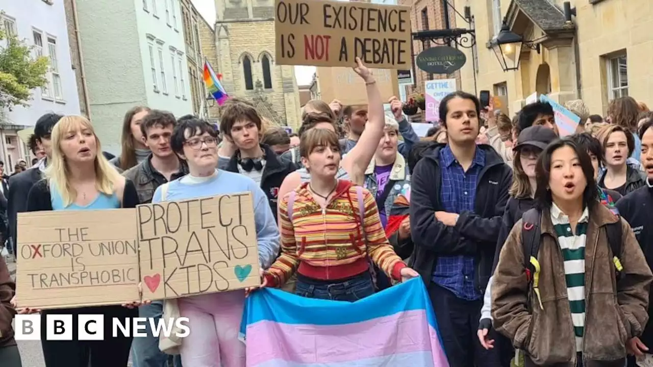 Kathleen Stock: Protests at Oxford Union as talk goes ahead