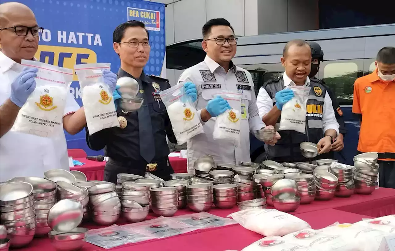 Bea Cukai Bandara Soetta Gagalkan Penyelundupan 12.172 Gram Sabu