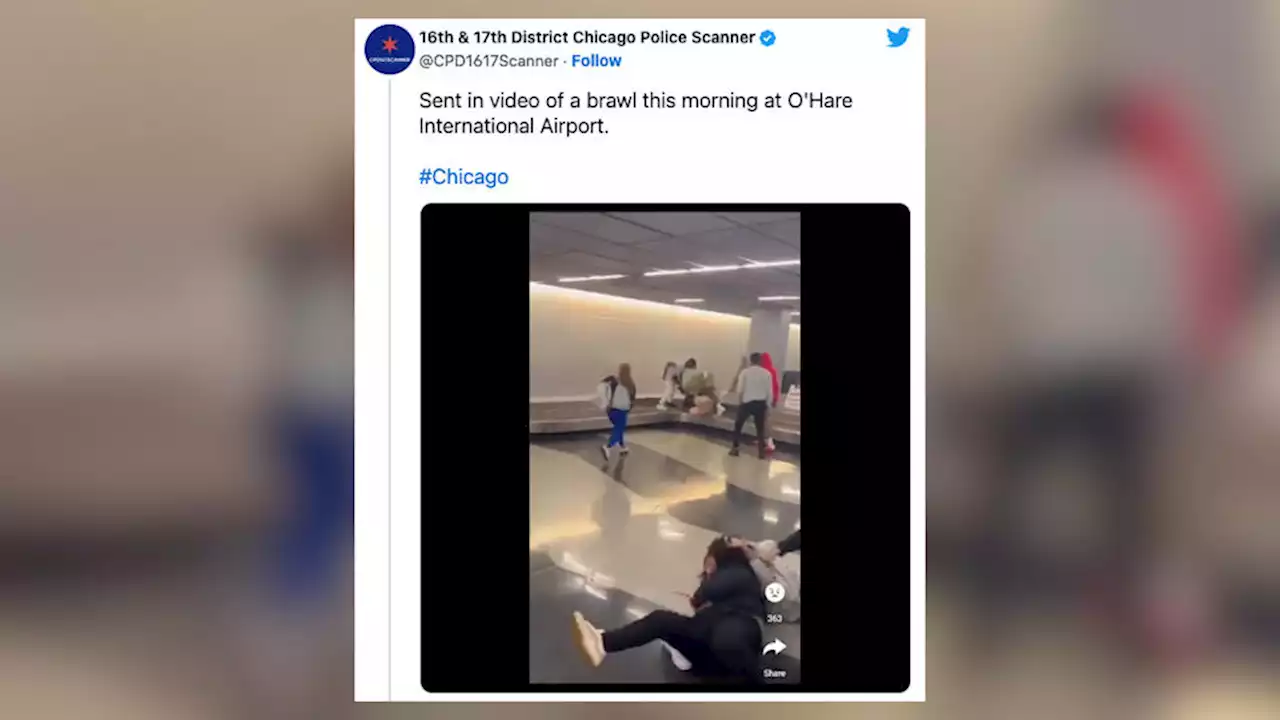 Etats-Unis : une violente bagarre éclate entre plusieurs passagers à l’aéroport de Chicago (vidéo)