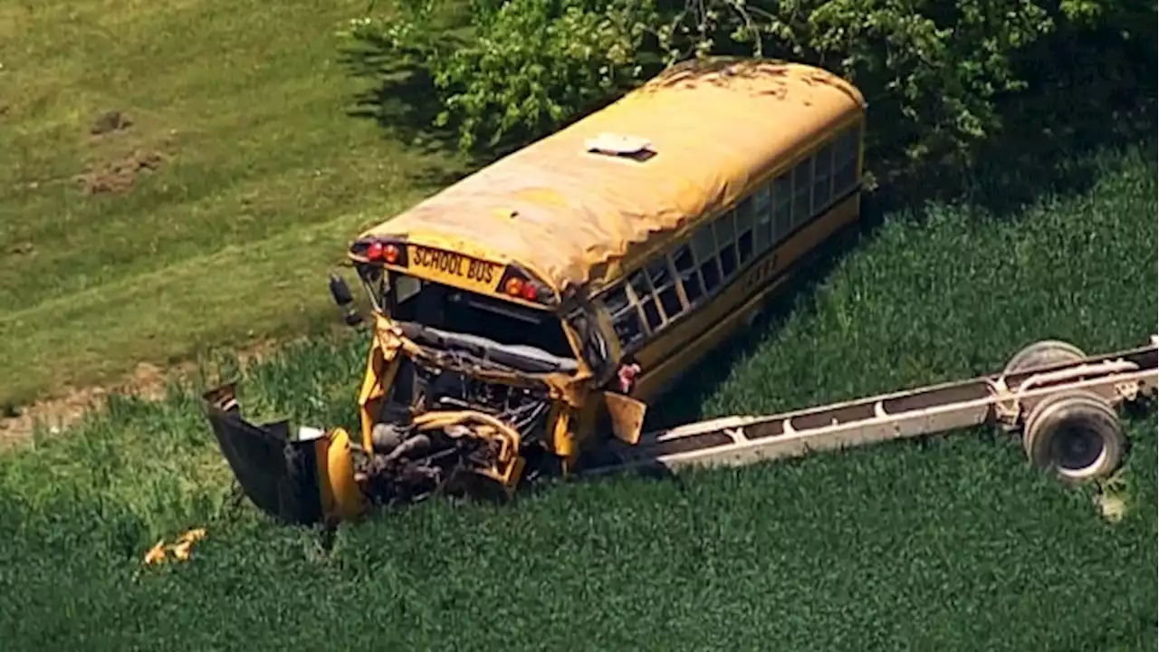 Crash claims lives of OPP officer and bus driver