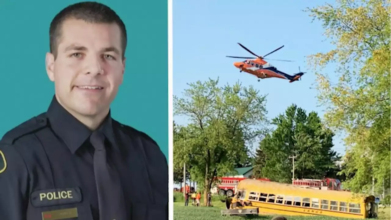 OPP officer and school bus driver killed in crash