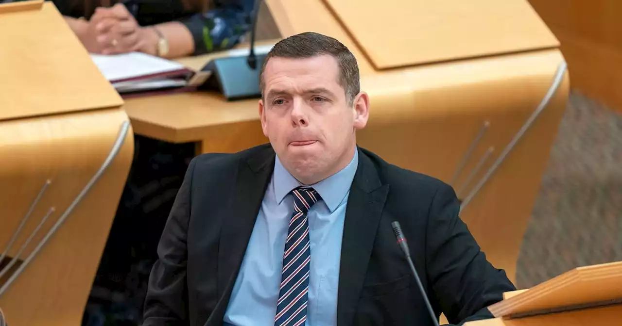 Scottish Labour panned for 'crass' and 'sickening' Douglas Ross penis joke ad