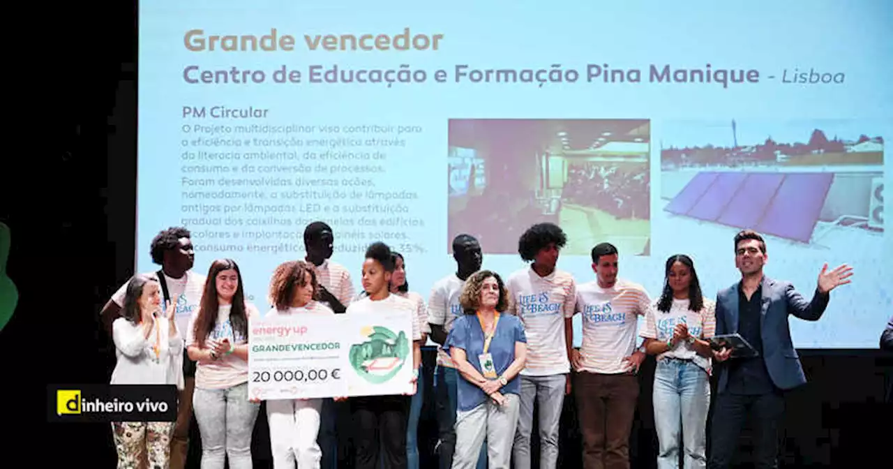 Centro de Educação e Formação Pina Manique vence prémio Energy UP