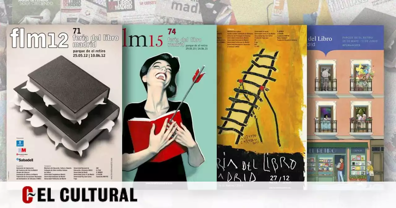 Los 23 carteles de la Feria del Libro de Madrid en el siglo XXI