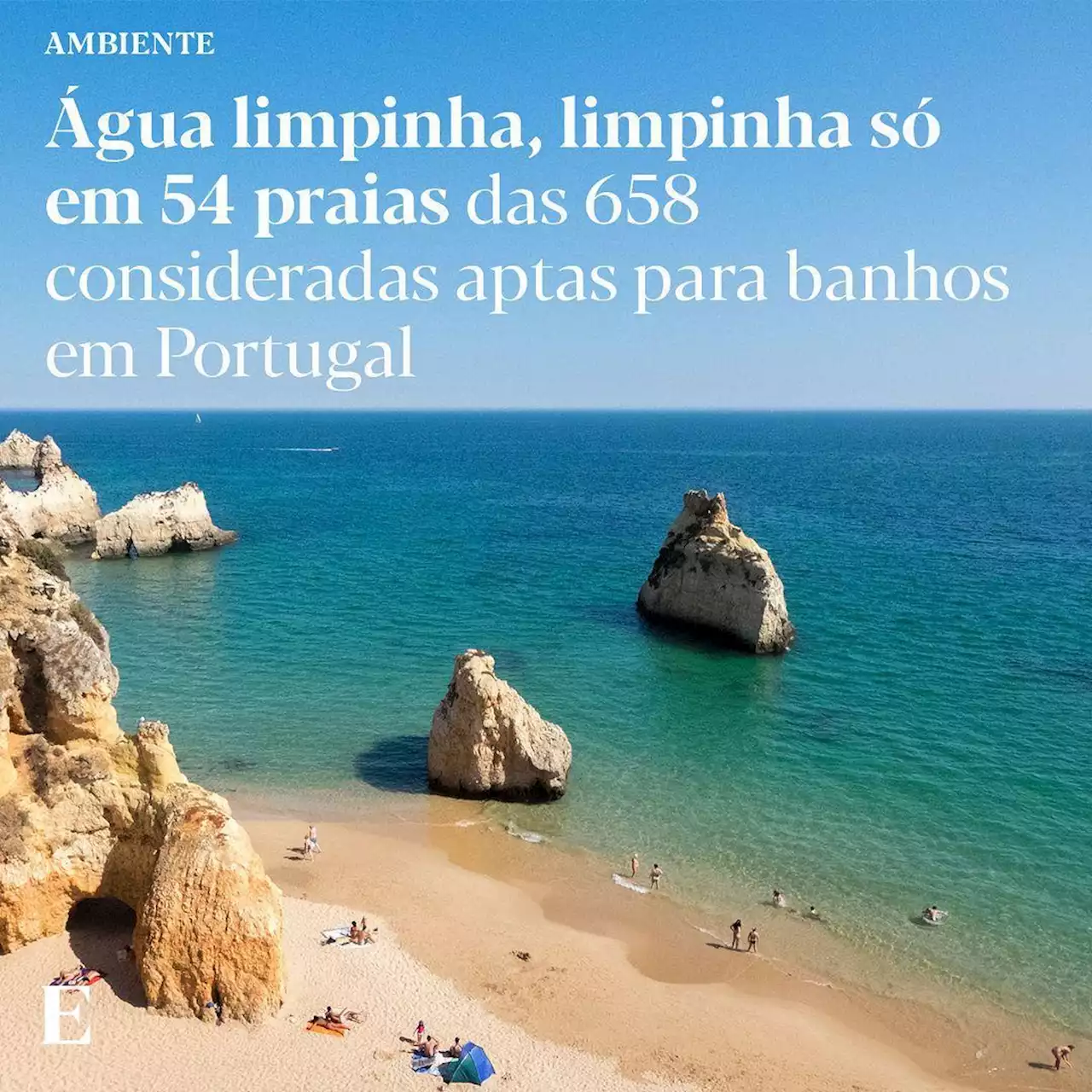 Portugal tem 658 praias, apenas 54 têm água considerada “excelente” (saiba quais)