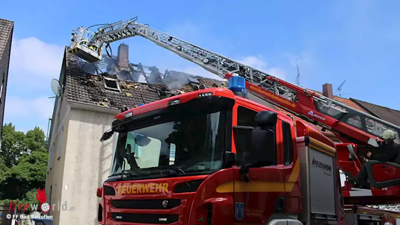 D: Wohnungsbrand in Bad Salzuflen → ein Todesopfer, eine Person gerettet