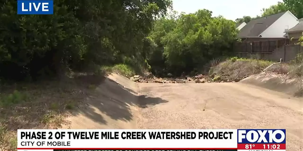 Phase two of 12 mile creek restoration underway in Mobile