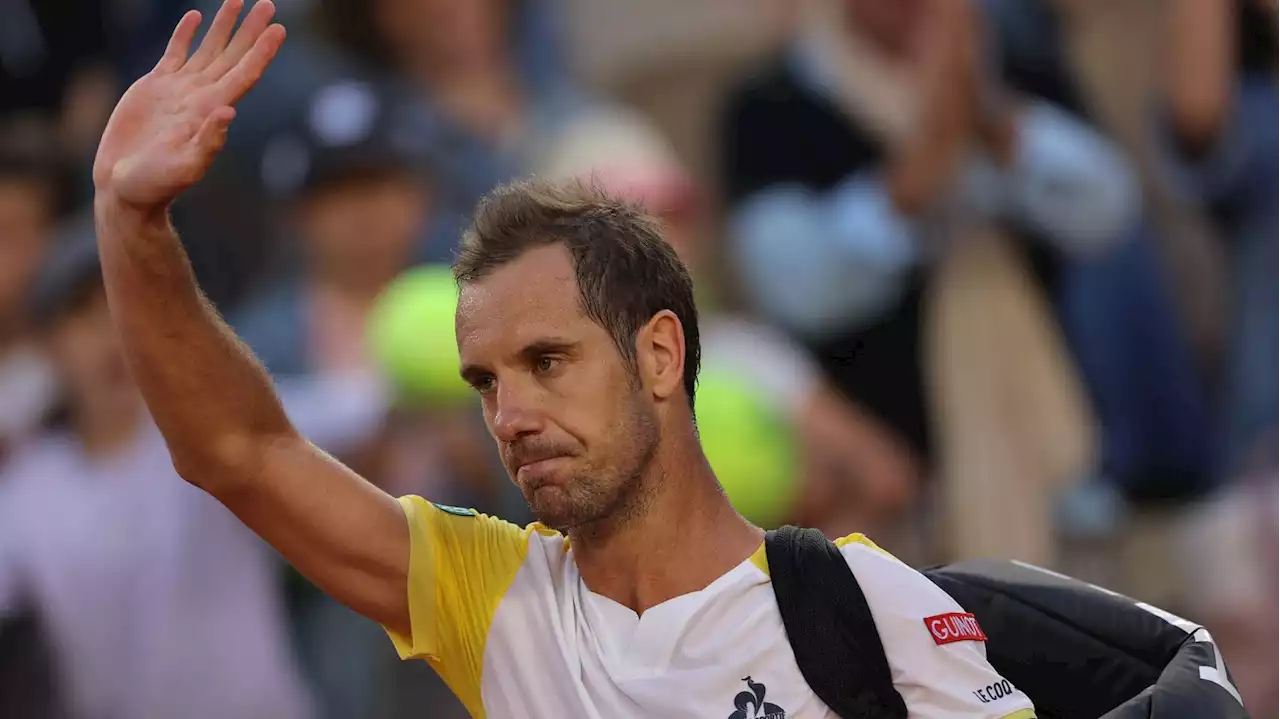 Roland-Garros 2023 : 'J'espère jouer l'année prochaine un dernier Roland-Garros', assure Richard Gasquet après sa défaite au premier tour