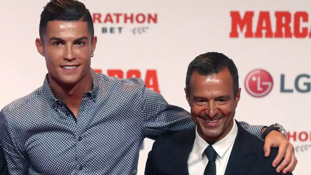 Jorge Mendes: Cristiano 'ha sido y es el mejor de la historia'