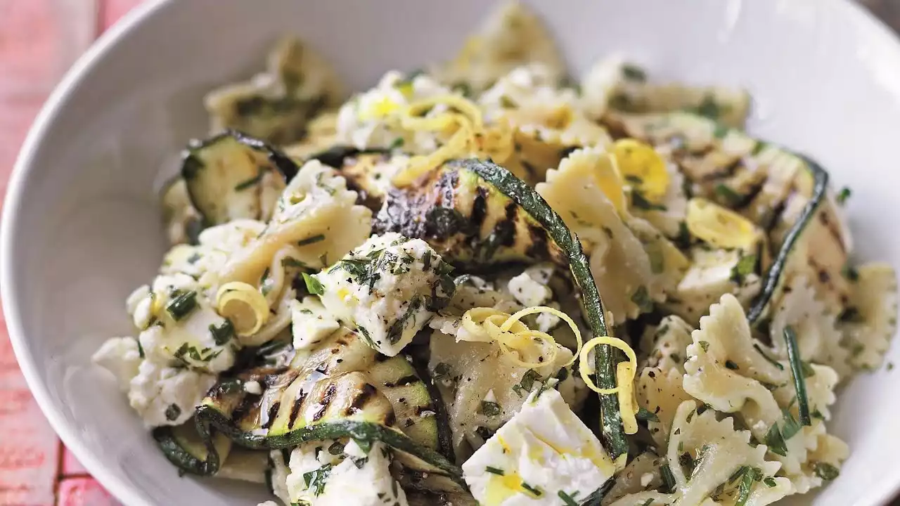 Supper Club: Kevin Dundon's courgette and feta pasta salad