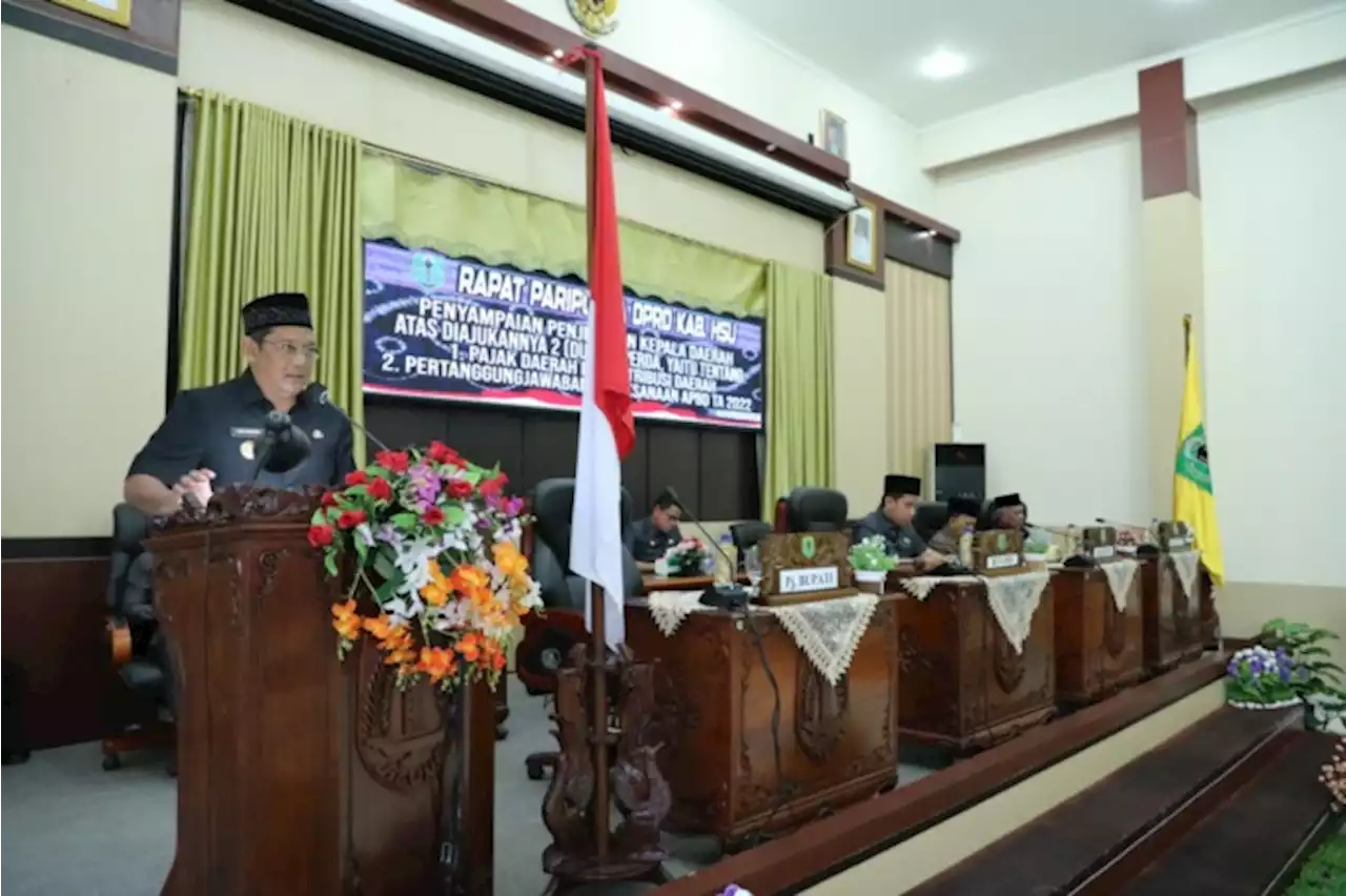 Pj Bupati HSU Ajukan Dua Raperda ke Legislatif