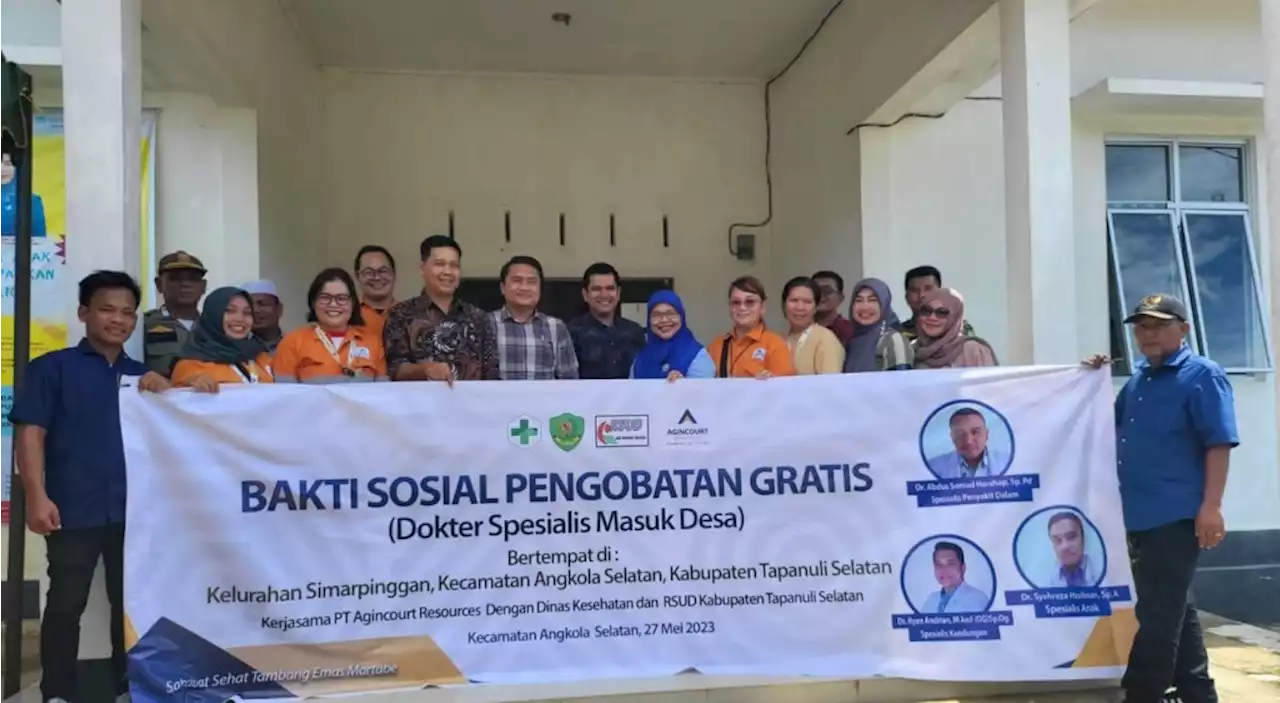 PTAR Datangkan Tiga Dokter Spesialis ke Angkola, 143 Warga Diobati