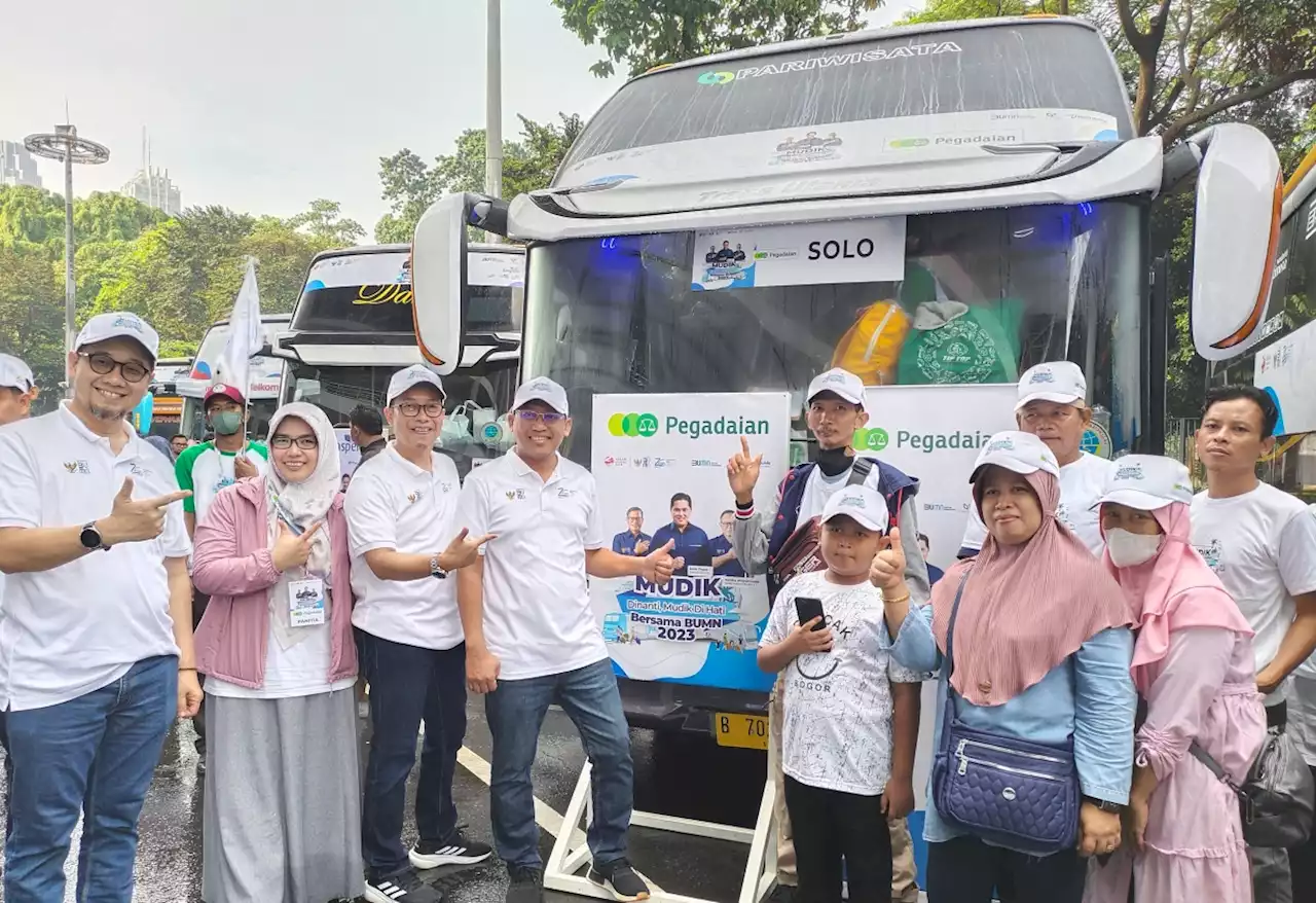 Pegadaian Sediakan 25 Bus untuk Antarkan Seribu Pemudik Pulang Kampung, Gratis!