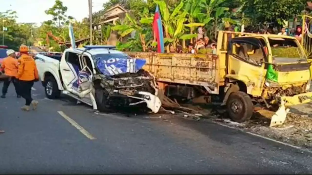 Rombongan Mobil Wabup Pangandaran Kecelakaan di Ciamis, Mobil Patwal Ringsek Korban Empat Orang