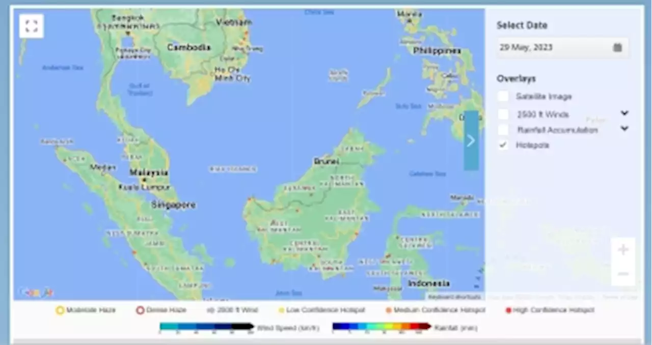 Centre: Dry season begins for southern Asean including Malaysia, higher haze risks from June to October