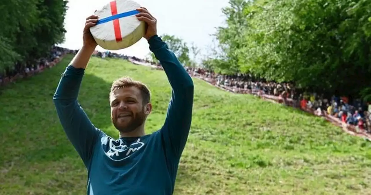 Man from Manchester crowned winner of world-famous cheese rolling competiton