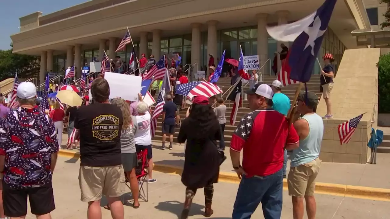 Collin County Conservatives Rally for Impeached Republican AG Ken Paxton