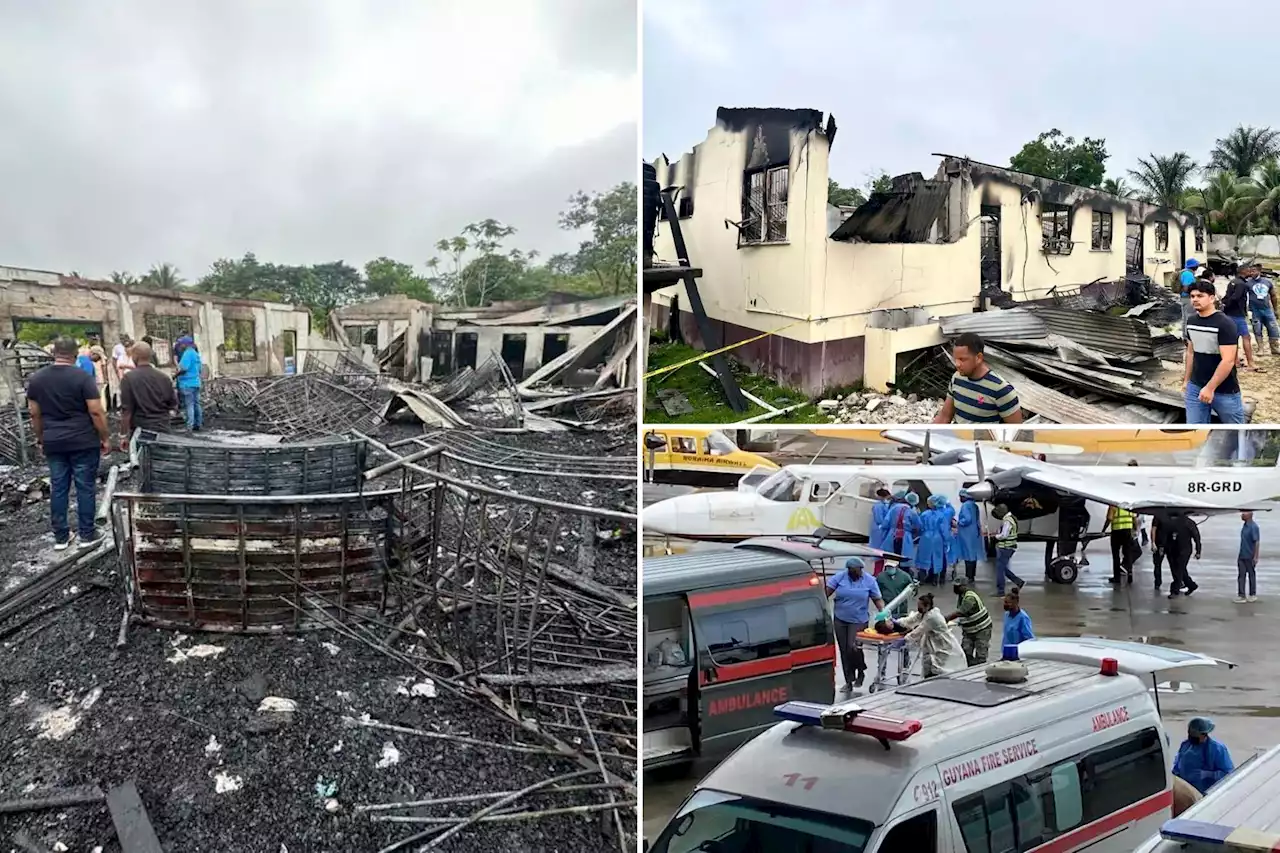 Teenage girl in Guyana charged as adult with 19 counts of murder in dormitory fire