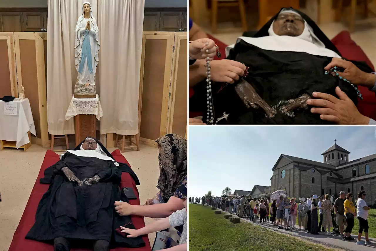 Thousands flock to see ‘miracle’ Sister Wilhelmina Lancaster, whose body shows no decay 4 years after death